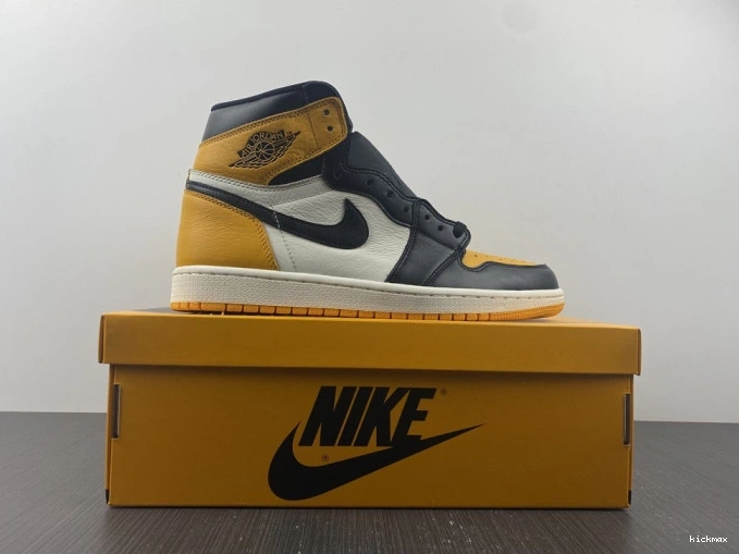 Cheap 1 OG Toe Jordan 555088-711 Yellow High Air 0801